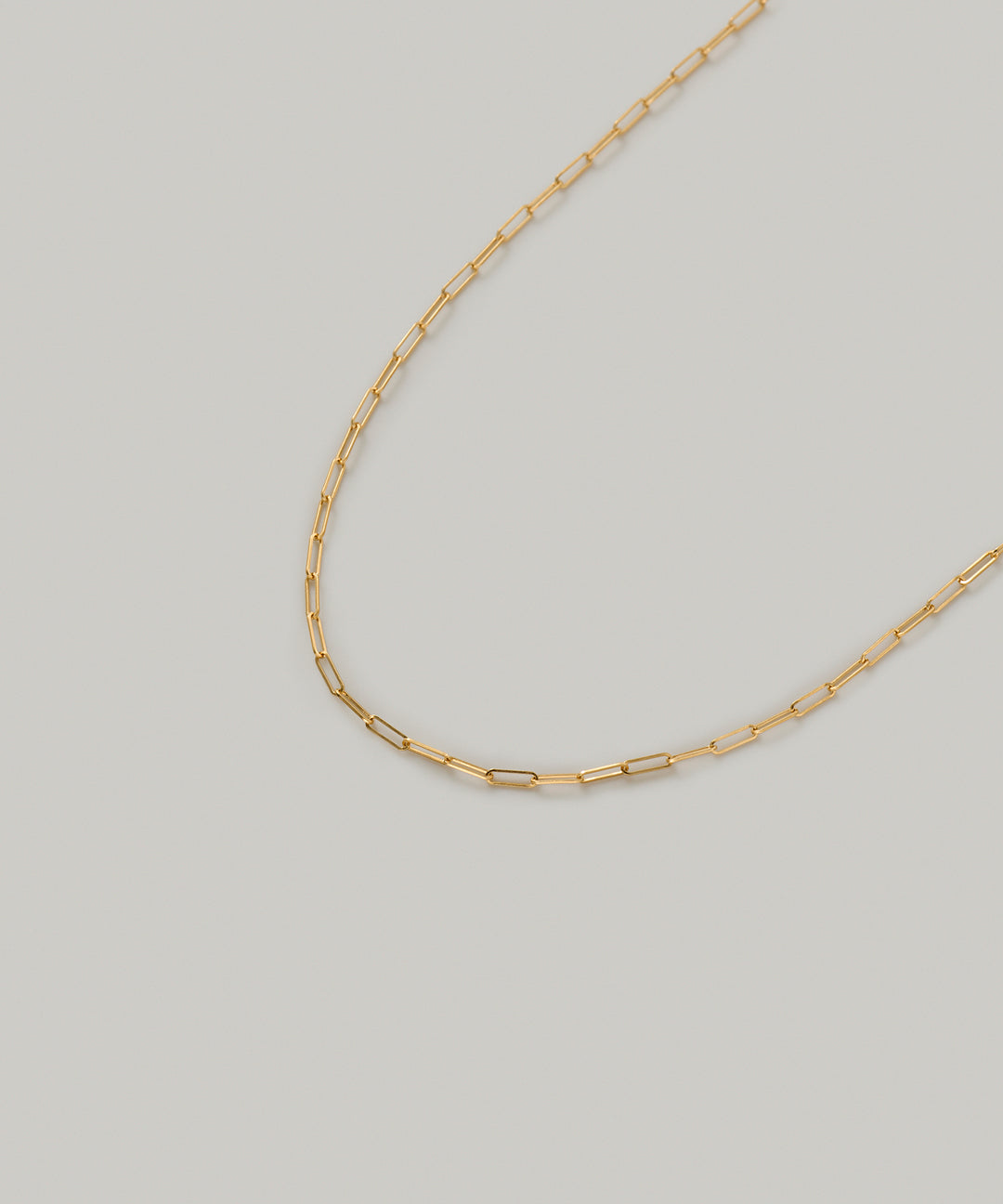 thinオーバルチェーンGPネックレス