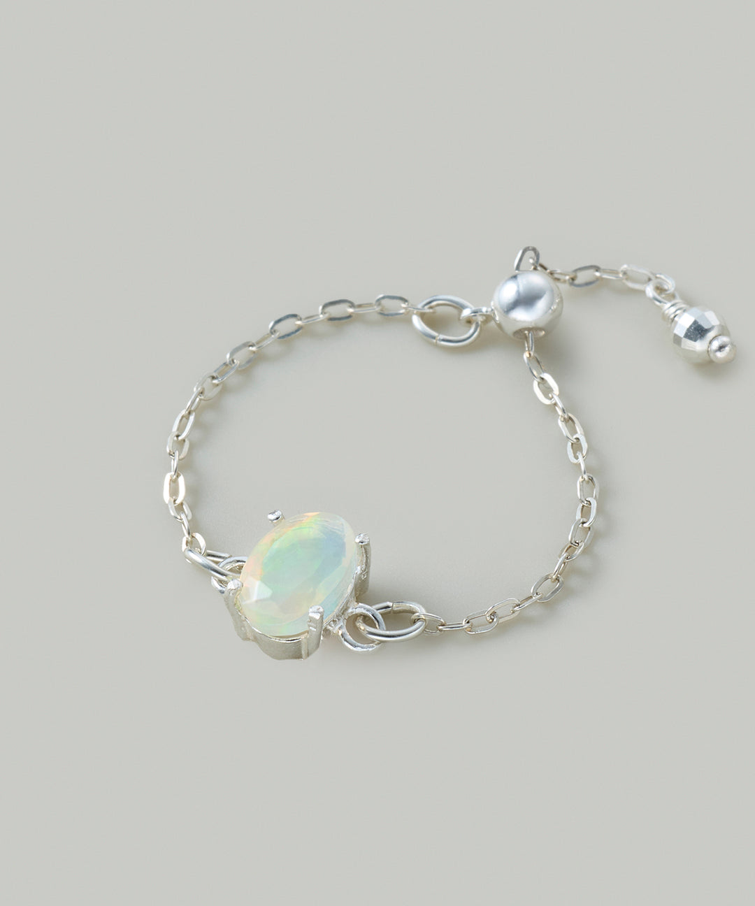 オパールチェーンリング