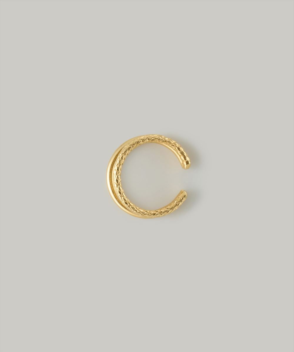 プチダブルテクスチャーイヤーカフ