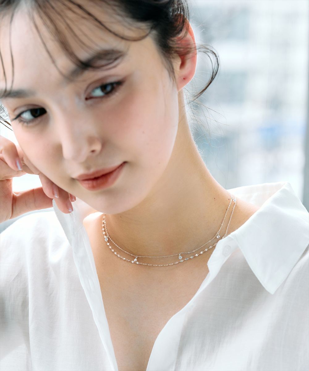 CZシャンクネックレス – tou jolie toujours