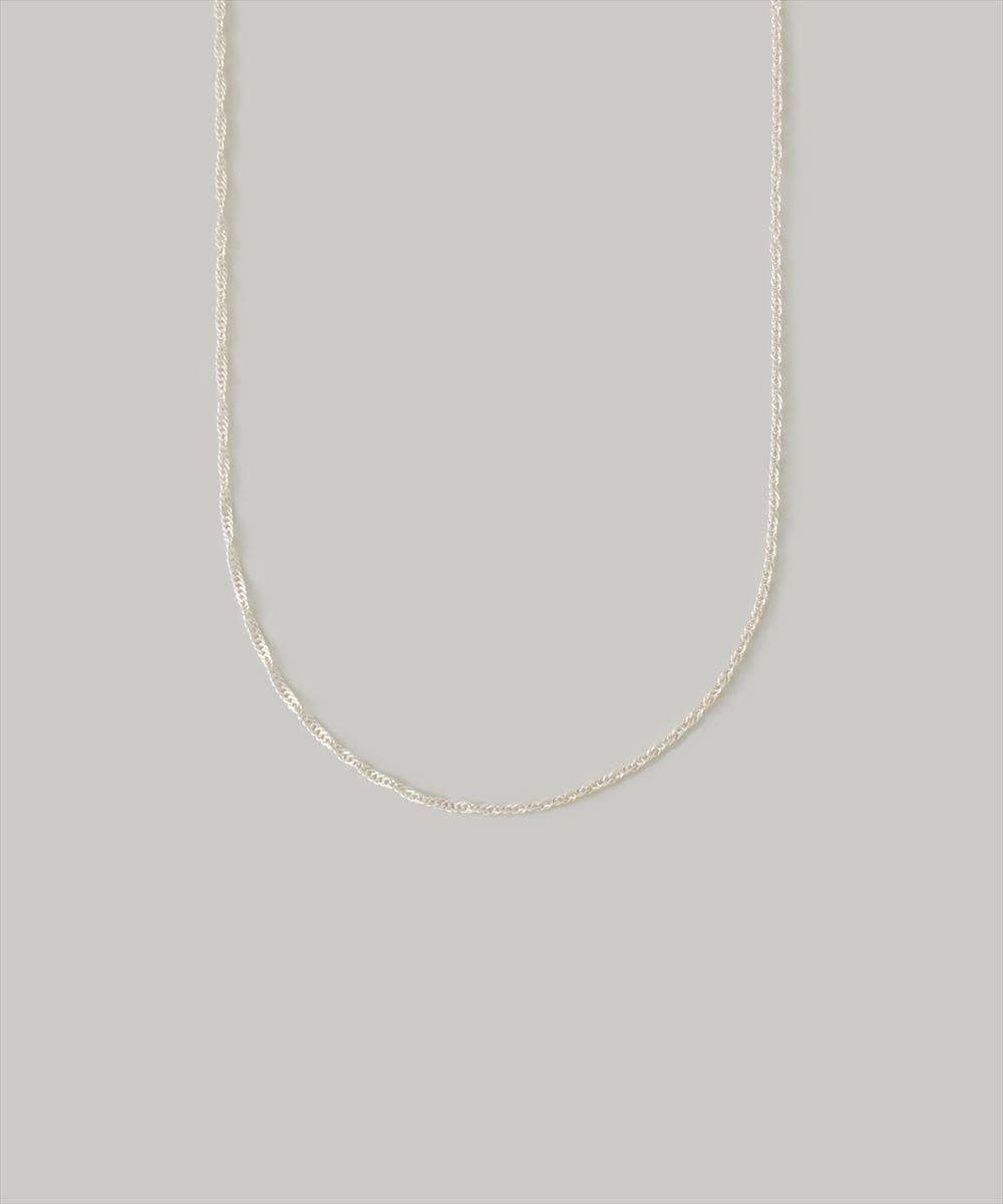 thinツイストチェーンネックレス