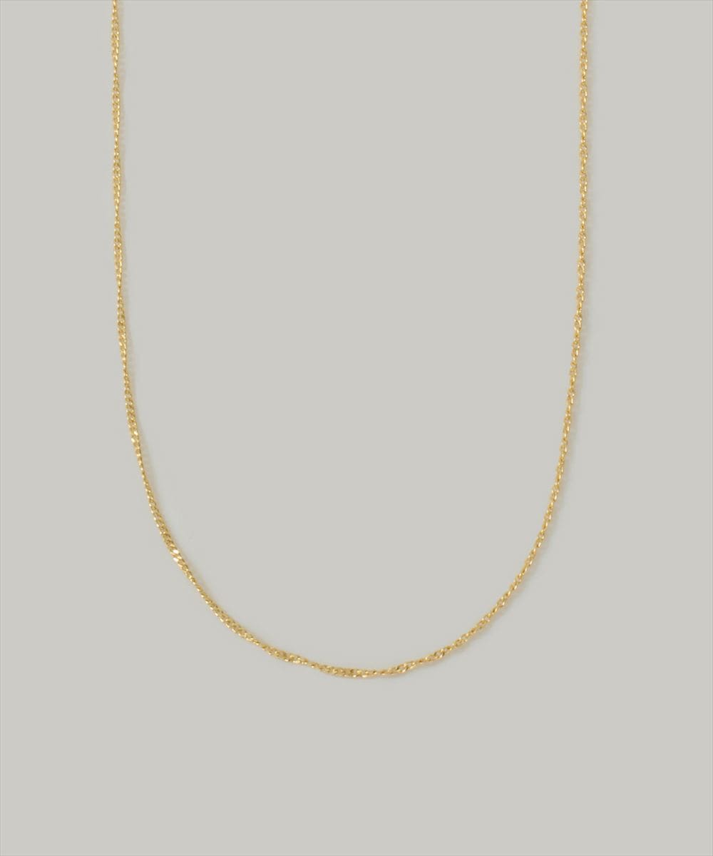thinツイストチェーンネックレス