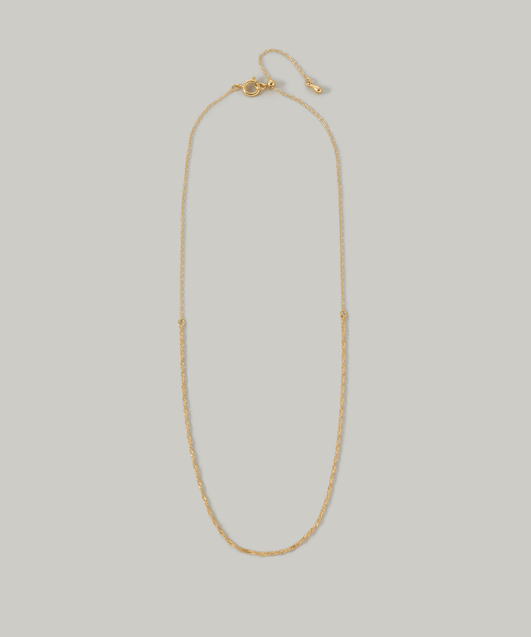 ハーフツイストチェーンネックレス