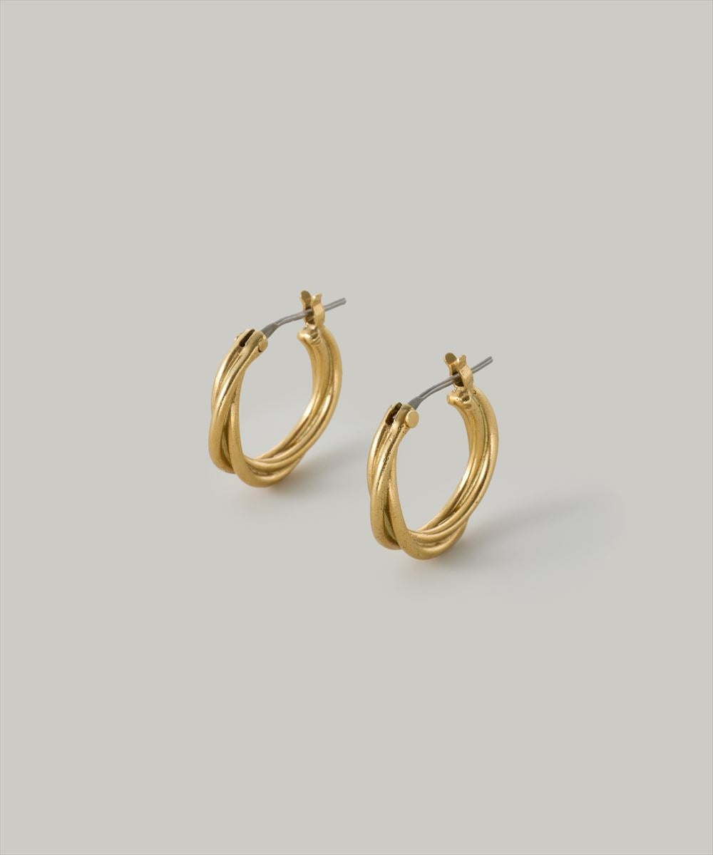ソフトツイストフープピアス