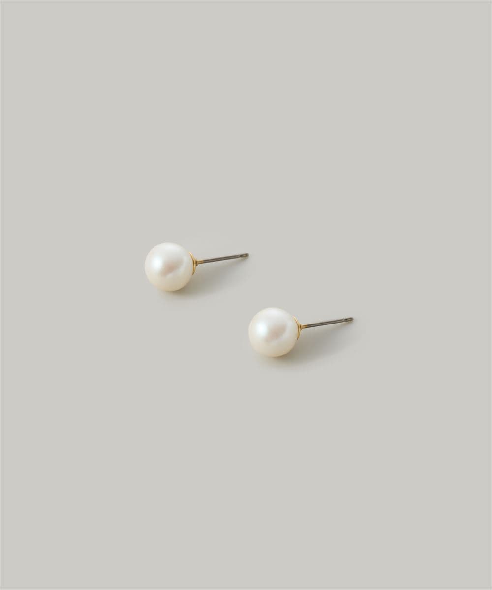 10mm スタッドパールピアス