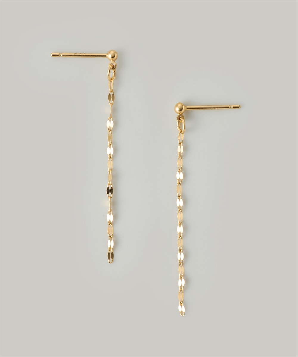 ペタルチェーンピアス